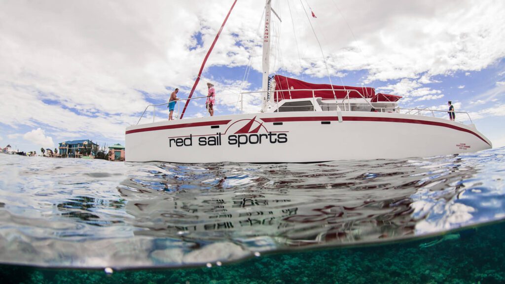 Red Sail Sports boat